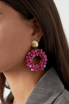 sequin spark earrings