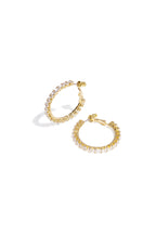 Copper Hoop Earrings Geometric Elegant Christmas Luxurious Series Women's jewelry