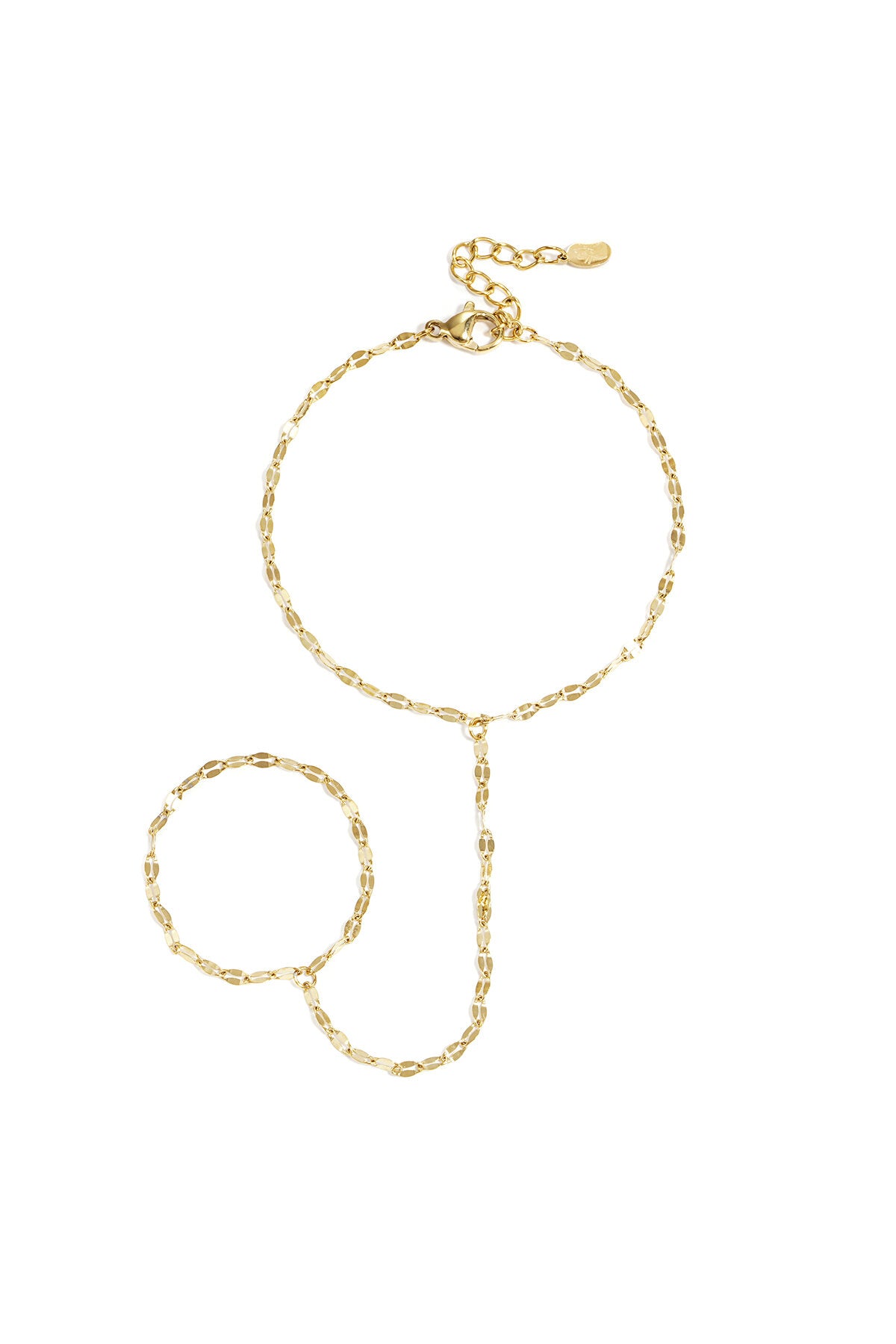 Hand chain with chunky chain