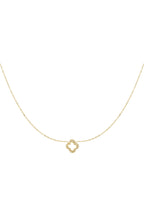 diamond clover necklace
