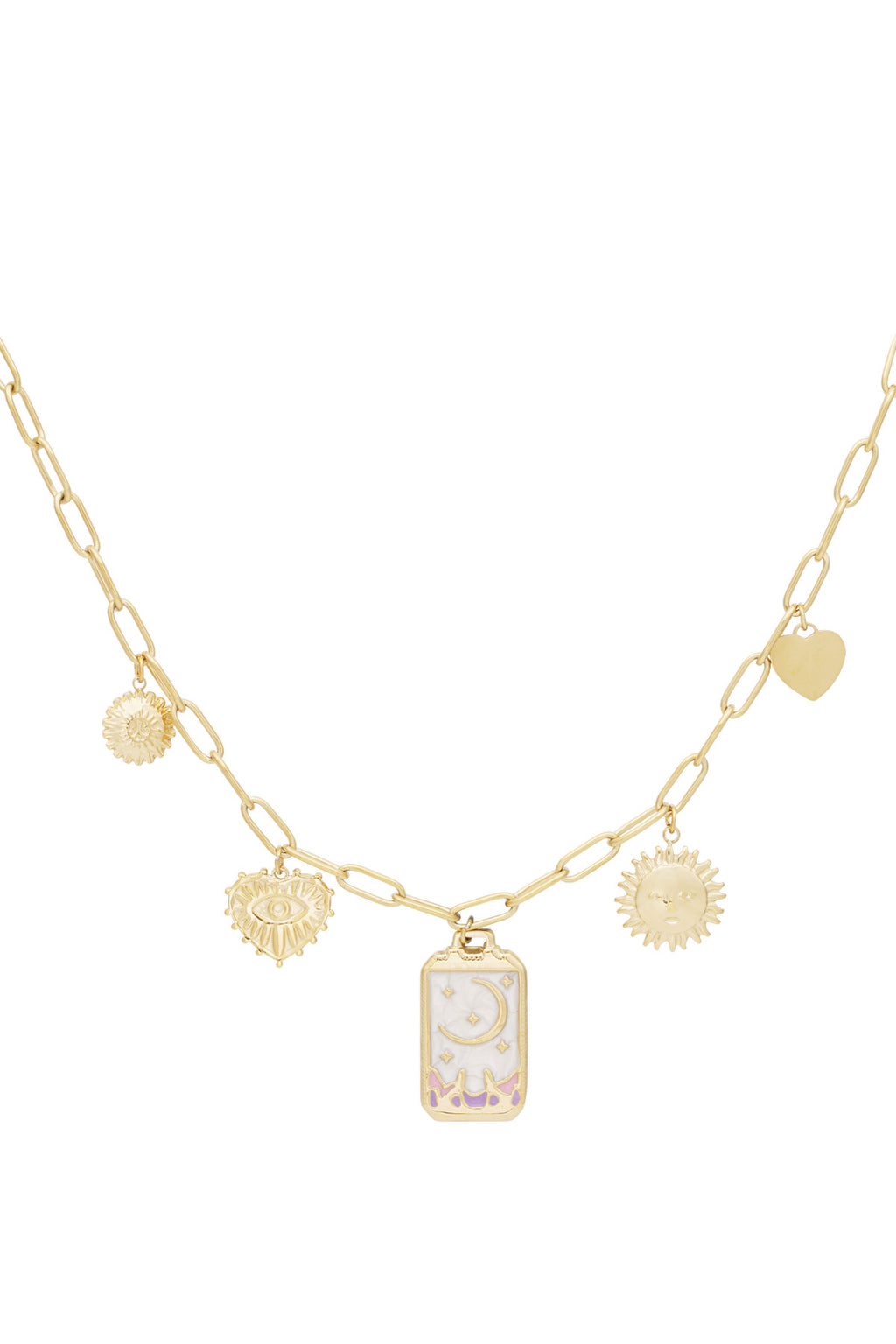 charm necklace magic moon