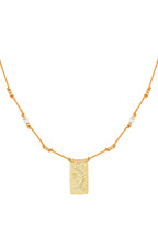 moony necklace - orange &