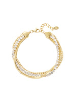 bracelet double layer of stones